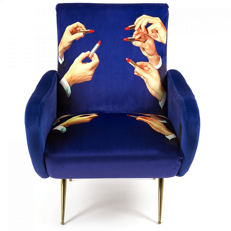 Кресло Seletti Armchair Lipsticks Фиолетовый Латунь Кресло Seletti Armchair Lipsticks Фиолетовый Латунь в Челябинске | Loft Concept