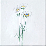 Плитка с узором Ромашки варинант исполнения - 2 | Loft Concept в Челябинске