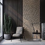 Гипсовая 3D панель с принтографией PM-45 варинант исполнения - 1 | Loft Concept в Челябинске