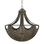 Люстра в форме колокола с декором из тонких железных нитей Jagged Pattern варинант исполнения - 4 | Loft Concept в Челябинске