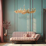 Люстра с абажуром оформленным в виде стаи бабочек Eternal Butterflies варинант исполнения - 4 | Loft Concept в Челябинске