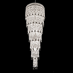 Люстра многоярусная каскадная с хрустальными подвесками Roul Crystal Light варинант исполнения - 1 | Loft Concept в Челябинске