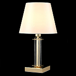 Настольная лампа с белым тканевым абажуром в форме конуса Laurent варинант исполнения - 7 | Loft Concept в Челябинске