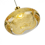 Подвесной светильник с прозрачным стеклянным плафоном округлой формы Effervia  варинант исполнения - 11 | Loft Concept в Челябинске