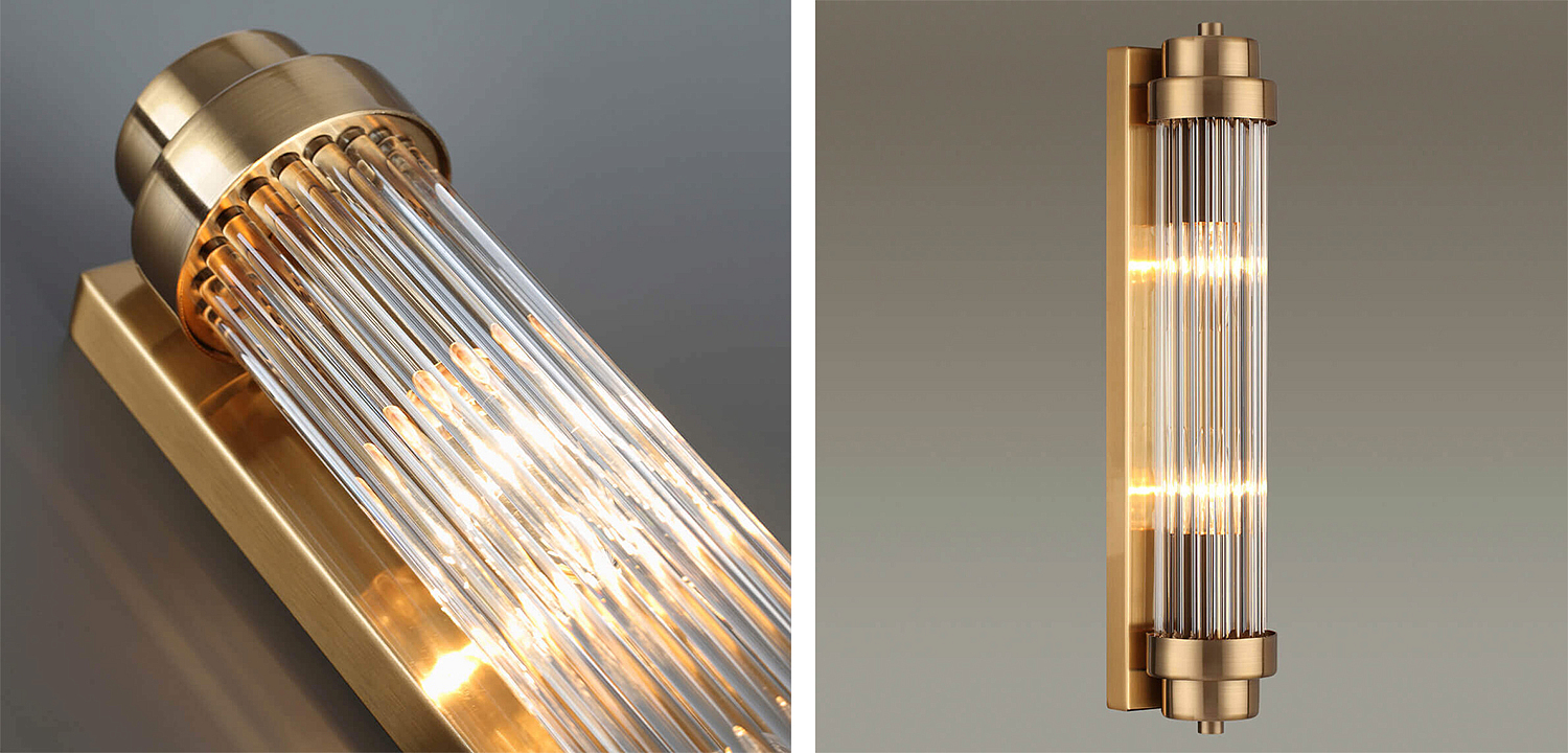Бра Dirck Glass TUBE Sconce Bronze Бра Dirck Glass TUBE Sconce Bronze - Loft-Concept в Челябинске