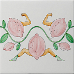 Плитка дизайнерская Сила в лимонах варинант исполнения - 2 | Loft Concept в Челябинске