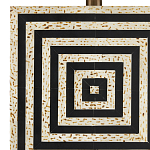 Настольная лампа с квадратным основанием и прямоугольным абажуром Neat Lines варинант исполнения - 1 | Loft Concept в Челябинске