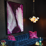 Люстра с 15-ю белыми  плафонами с золотой внутренней поверхностью Hinkley варинант исполнения - 3 | Loft Concept в Челябинске