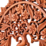 Панно из дерева круглое Sakura Panel With Trees варинант исполнения - 2 | Loft Concept в Челябинске