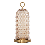 Настольная лампа с факутрным стеклянным плафоном Sonora варинант исполнения - 2 | Loft Concept в Челябинске