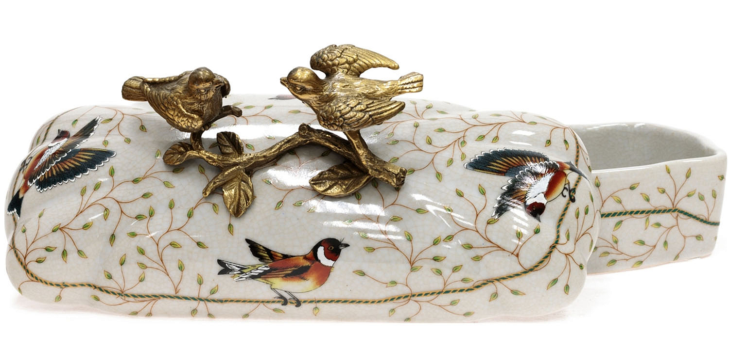 Шкатулка Bronze and Color Birds Box Шкатулка Bronze and Color Birds Box - Loft-Concept в Челябинске