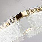 Светодиодная люстра с рельефным стеклом ICE GLASS 70 варинант исполнения - 4 | Loft Concept в Челябинске