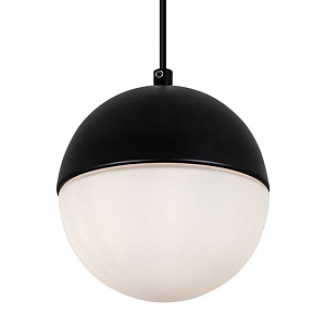 Подвесной светильник шар Ponzio Flos Black Sphere Hanging Lamp
