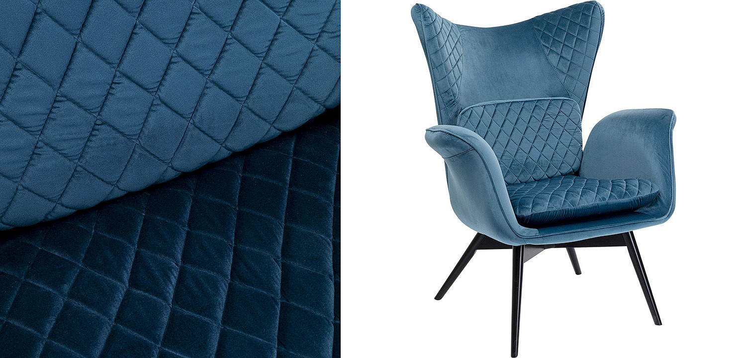 Кресло Blue Velvet Throne Кресло Blue Velvet Throne - Loft-Concept в Челябинске