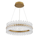 Люстра круглая с декоративными элементами в виде лепестков Round Light Flashing варинант исполнения - 4 | Loft Concept в Челябинске