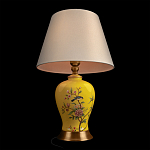 Настольная лампа желтая с изображением птиц Slip Away варинант исполнения - 4 | Loft Concept в Челябинске