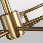 Люстра с 5-ю белыми шарообразными плафонами в сферические каркасах Feiss варинант исполнения - 3 | Loft Concept в Челябинске