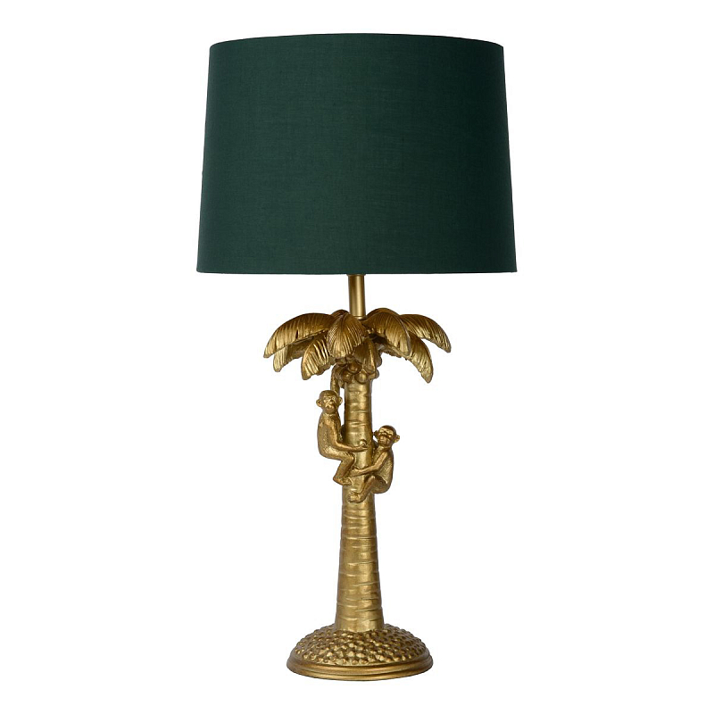 Настольная лампа Пальма Monkeys on a palm table lamp green Зеленый Настольная лампа Пальма Monkeys on a palm table lamp green Зеленый в Челябинске | Loft Concept