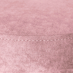 Банкетка круглая пыльно-розовый велюр на 4-х металлических ножках золотого цвета SANJAY варинант исполнения - 4 | Loft Concept в Челябинске