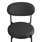 Стул мягкий Alfie Chair черный варинант исполнения - 5 | Loft Concept в Челябинске