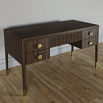 Письменный стол с 4-мя ящиками Elsa Dreams Walnut варинант исполнения - 1 | Loft Concept в Челябинске