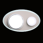 Бра овальной формы белого цвета с 2-мя лампами Lunar Pebbles варинант исполнения - 3 | Loft Concept в Челябинске