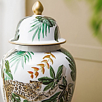 Ваза из фарфора с ручной росписью Leopard Collection  варинант исполнения - 5 | Loft Concept в Челябинске