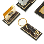 Настольный письменный набор из яшмы и долерита в подарочной упаковке Manager Organizer варинант исполнения - 7 | Loft Concept в Челябинске