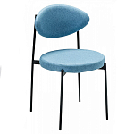 Стул металлический с мягкой спинкой и сиденьем Alfie Chair варинант исполнения - 5 | Loft Concept в Челябинске