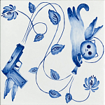 Плитка с узором Пистолеты варинант исполнения - 1 | Loft Concept в Челябинске