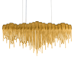 Люстра подвесная с металлическими дугами и длинными цепочками 115 см Atlantis Chain варинант исполнения - 8 | Loft Concept в Челябинске