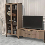 Витрина 2-х дверная с 5-ю полками и 2-мя ящиками Harper Line варинант исполнения - 3 | Loft Concept в Челябинске