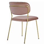 Стул Singer Chair без подлокотников Розовый Велюр варинант исполнения - 3 | Loft Concept в Челябинске