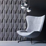 Гипсовая 3D Панель DRAGON SCALE - D варинант исполнения - 2 | Loft Concept в Челябинске