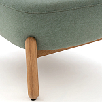 Кресло на деревянных ножках Olguin Green Chair варинант исполнения - 5 | Loft Concept в Челябинске
