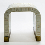 Приставной столик BONE INLAY SIDE TABLE-Cream варинант исполнения - 1 | Loft Concept в Челябинске