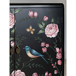 Комод деревянный Tits on flowers варинант исполнения - 7 | Loft Concept в Челябинске