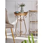 Столик приставной на фигурном подножии Magnificent Century варинант исполнения - 4 | Loft Concept в Челябинске