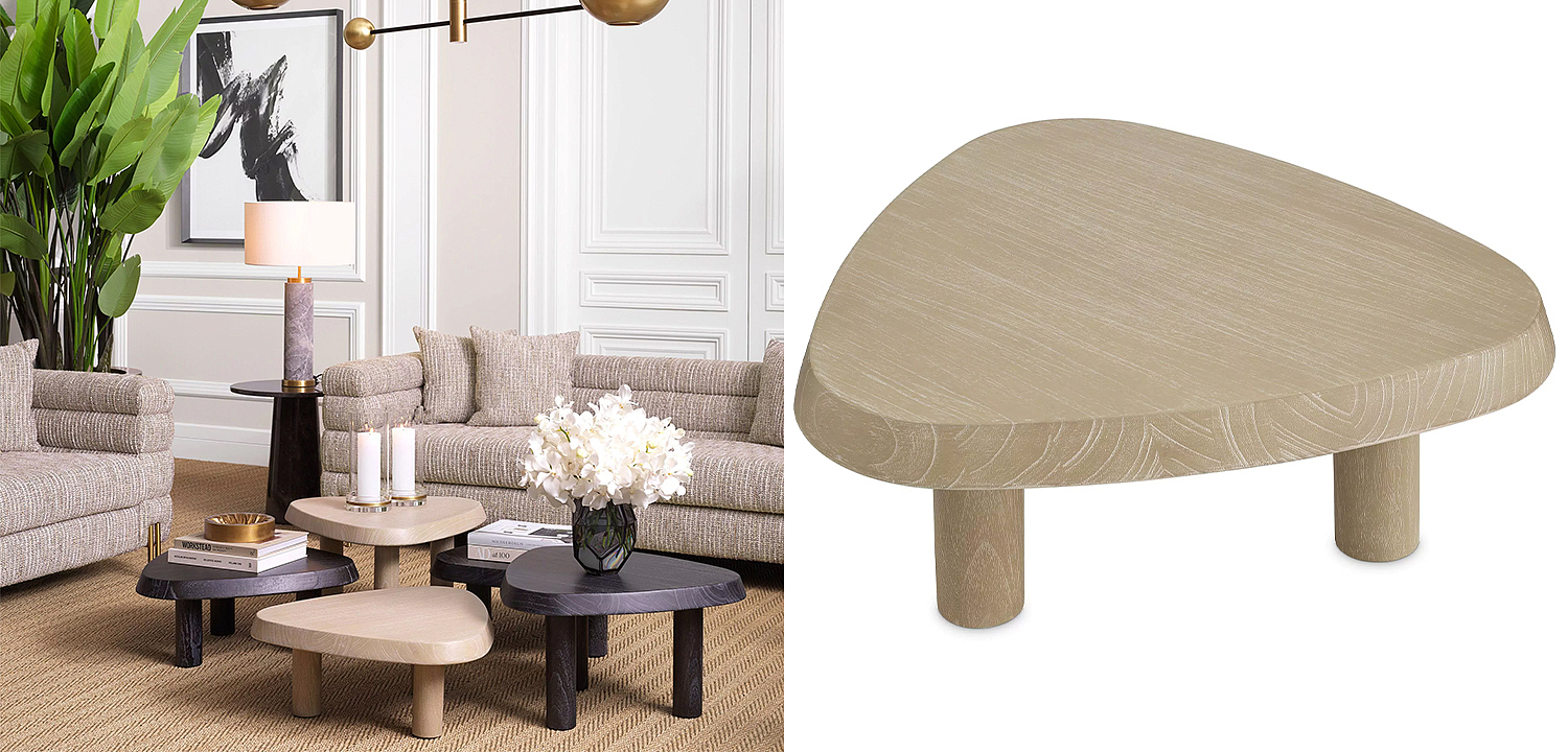 Кофейный стол Eichholtz Coffee Table Briel S Beige Кофейный стол Eichholtz Coffee Table Briel S Beige - Loft-Concept в Челябинске