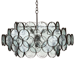 Люстра с каскадом из круглых стеклянных дисков Small Round Sequins варинант исполнения - 3 | Loft Concept в Челябинске