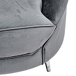 Диван с мягкой обивкой из ткани серый Ethan Sofa варинант исполнения - 3 | Loft Concept в Челябинске