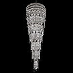 Люстра многоярусная каскадная с хрустальными подвесками Roul Crystal Light варинант исполнения - 2 | Loft Concept в Челябинске