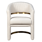 Полукресло Valbonne Chair cream velour варинант исполнения - 1 | Loft Concept в Челябинске