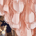 Люстра из стекляных розовых лепестков Petalled Illuminator варинант исполнения - 2 | Loft Concept в Челябинске