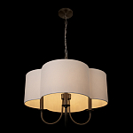 Люстра с белым текстильным абажуром Vitorino  варинант исполнения - 5 | Loft Concept в Челябинске