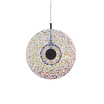 Подвесной светильник из фактурного двойного стекла Heterochromia варинант исполнения - 2 | Loft Concept в Челябинске