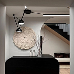 Панно на стену из шерсти мериноса Белый Круг  варинант исполнения - 2 | Loft Concept в Челябинске