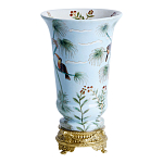 Ваза из фарфора с бронзовыми элементами Tropical Garden варинант исполнения - 2 | Loft Concept в Челябинске