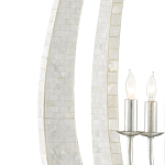 Люстра каплевидной формы покрытая перламутровой мозаикой Soft Pearl Shape варинант исполнения - 1 | Loft Concept в Челябинске