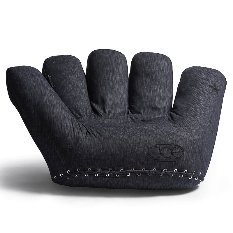 Дизайнерское кресло в форме руки Poltronova Joe Jeans Armchair Темно-синий Дизайнерское кресло в форме руки Poltronova Joe Jeans Armchair Темно-синий в Челябинске | Loft Concept